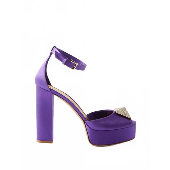 NEW VALENTINO GARAVANI women's one stud platform sandals in - Main Image